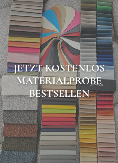 Materialprobe für ein Sofa bestellen